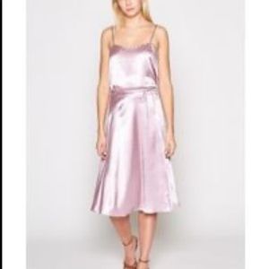 NWT Joie Abdi B pink satin tank
